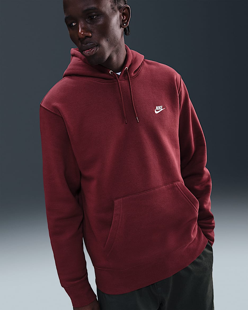 Nike Club Men's Pullover Fleece Hoodie. Nike.com
